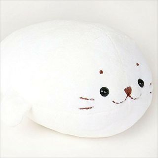 F/S SIROTAN Japanese Soft Plush doll Pillow hold 85 cm Washable Baby Harp Seal 5