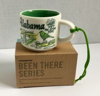 Starbucks Ornament Mini Mug Alabama Been There You are Here Demitasse Christmas 2