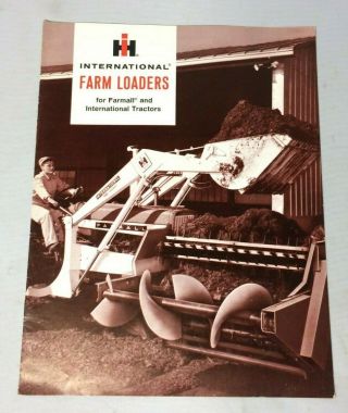 Vintage Ih Mccormick Farm Loaders Husky 2001,  2000,  3000,  1000 Tractors Brochure