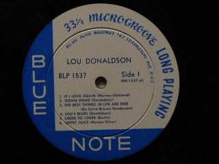 Lou Donaldson - Quartet/Quintet/Sextet - Blue Note 1537 - LEXINGTON FLAT EDGE 3