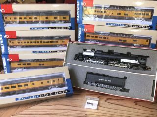 Train Set,  HO Up Big Boy Engine With 6 Excursion Cars Never Removed From Box 3