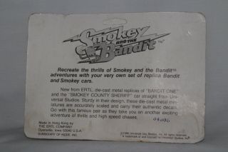 ERTL DIECAST SMOKEY AND THE BANDIT 2 - PACK,  IN PACK 4