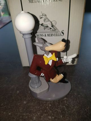 Extremely Rare Tex Avery By Street Lantarn Demons & Merveilles Metal Fig Statue