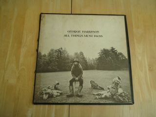 George Harrison All Things Must Pass Triple Vinyl Lp Album Box Set