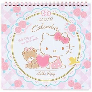 Hello Kitty Wall Calendar M 2018 Year Wall Calendar