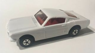 Phantom Matchbox Lesney 8 Superfast Ford Mustang In White With Red Interior.