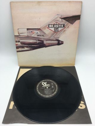 The Beastie Boys - Licensed To Ill Lp 1986 1st Press Def Jam Recordings Hip - Hop