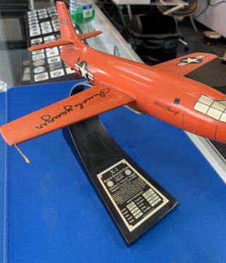 CHUCK YEAGER BELL X - 1 ROCKET RESEARCH PLANE OCT 1947 FLIGHT SIGNED AUTOGRAPHED 7