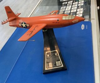 CHUCK YEAGER BELL X - 1 ROCKET RESEARCH PLANE OCT 1947 FLIGHT SIGNED AUTOGRAPHED 8
