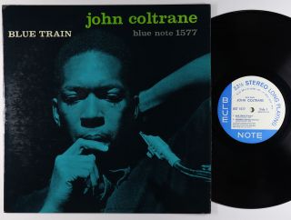 John Coltrane - Blue Train Lp - Blue Note Bst 1577 Stereo Dg Rvg Ear W 63rd Vg,