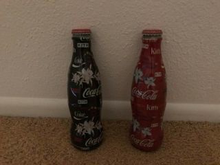 Kith X Coca Cola Coke Bottle Hawaii Exclusive Black And White Bundle In Hand