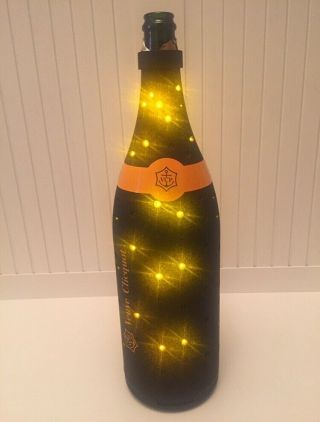 Rare Jeroboam 3l Veuve Clicquot Brut Luminous Light Led Champagne Bottle Empty