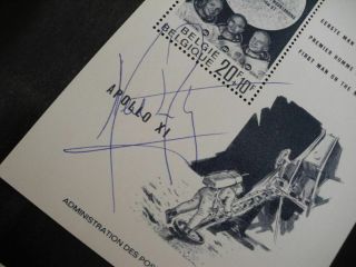 APOLLO 11 sheet orig.  signed Neil ARMSTRONG,  SPACE 2