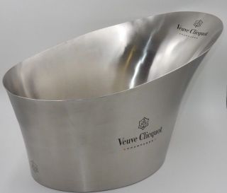 Veuve Clicquot Magnificent Large Stainless Steel Ice Bucket