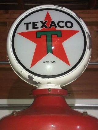 VINTAGE Tokheim Clock Face Texaco Gas Pump 1930 ' s 12