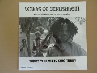 Yabby You Meets King Tubby - Walls Of Jerusalem 2 X Vinyl Lp - Roots Dub Reggae