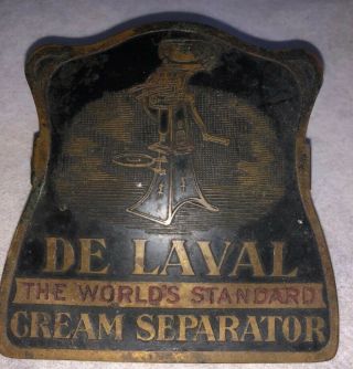 Delaval Cream Separator Clip Emblem Logo Advertising Spring Metal De Laval Usa