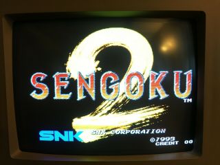 Snk Sengoku 2 Neo Geo Mvs English Label Cartridge Authentic Arcade Jamma