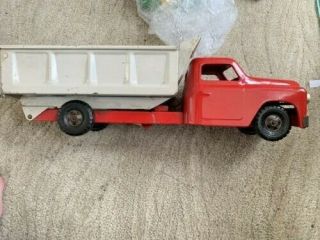 Vintage Structo Toy Hydraulically Operated Dump Truck Pressed Steel 1950s 3