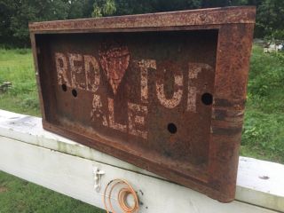 Red Top Ale Art Deco Vintage Lighted Sign Chicago Rare