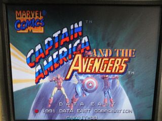 Captain America And The Avengers Jamma Pcb By Data East