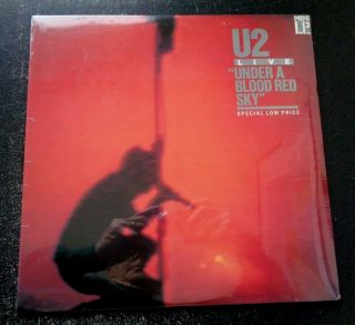 U2 Live Under A Blood Red Sky Factory Vinyl Lp Record 1983 Rock