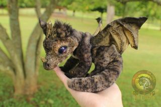 Lee Cross Originals Poseable One of a Kind Baby Dragon Pet 6
