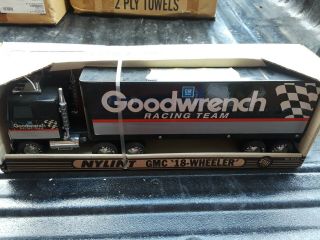 Vintage Nylint Gmc Tractor Trailer 18 Wheeler Goodwrench Racing Team