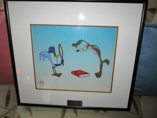 Warner Brothers Animation Cel Sericel Roadrunner and Cyotee 
