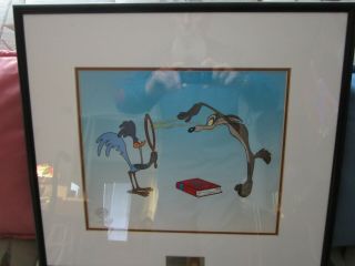 Warner Brothers Animation Cel Sericel Roadrunner and Cyotee 