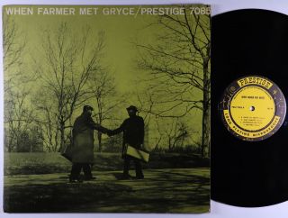 Art Farmer/gigi Gryce - When Farmer Met Gryce Lp - Prestige Mono Dg Rvg Vg,
