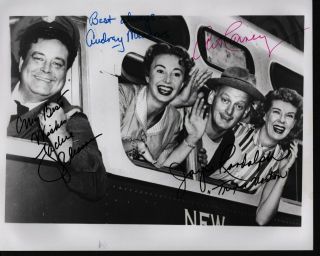 The Honeymooners Cast Hand Signed Autographed 8x10 " Photo W/coa