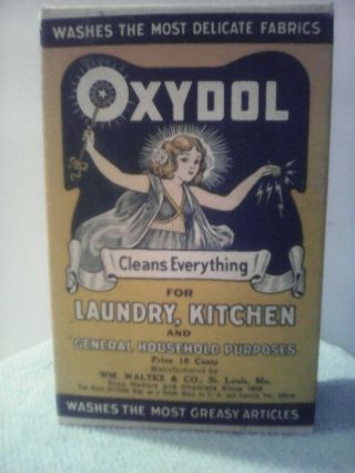 Vintage Oxydol Laundry Soap Manufactured By WM.  WALTKE & CO St Louis Mo. 11