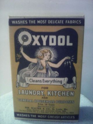 Vintage Oxydol Laundry Soap Manufactured By WM.  WALTKE & CO St Louis Mo. 2