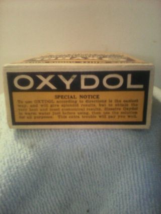 Vintage Oxydol Laundry Soap Manufactured By WM.  WALTKE & CO St Louis Mo. 8