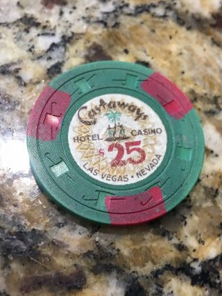 $25 Castaways Casino GAMING CHIP Hotel LAS VEGAS 2