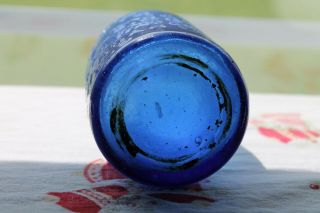 john ryan excelsior mineral water 1859 cobalt blue bottle bottle 6
