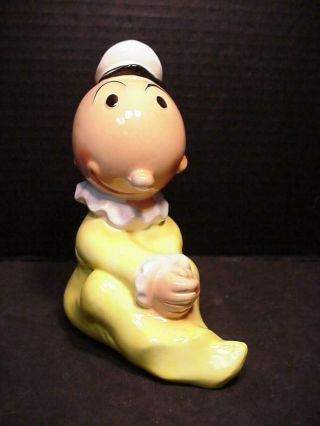 Vintage Sweet Pea 1980 Ceramic Collectable Piggy Bank Popeye Olive Oyl Swee Pea