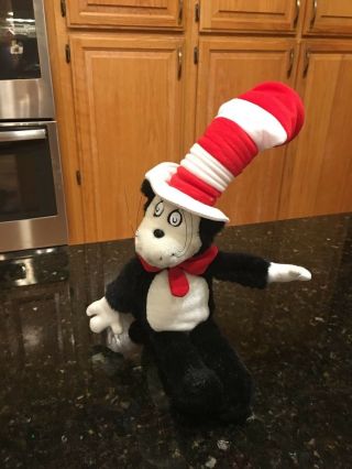 2003 Talking The Cat In The Hat Plush Doll 15 "