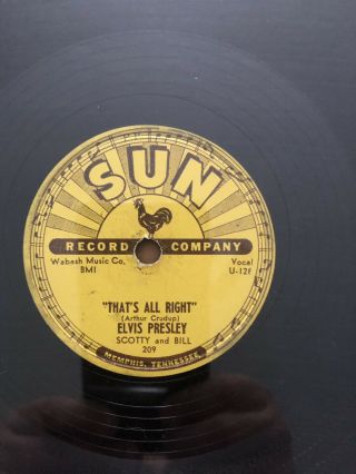Elvis Presley Sun 78s Set Of 4