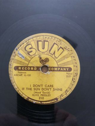 Elvis Presley Sun 78s Set Of 4 2