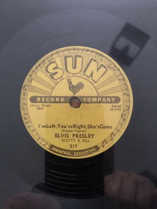 Elvis Presley Sun 78s Set Of 4 4
