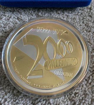Silver Strikes Sierra Sid ' s 2000 Millennium Collectors Coin Rare 2