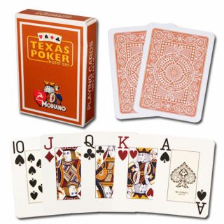 10 Decks Modiano 100 Plastic Playing Cards Poker Size Jumbo Index 10 Colors 3