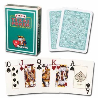 10 Decks Modiano 100 Plastic Playing Cards Poker Size Jumbo Index 10 Colors 4