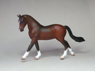Custom Cm Breyer Stablemate G3 Cantering Warmblood Mare X L.  Elkjer,  Wow,