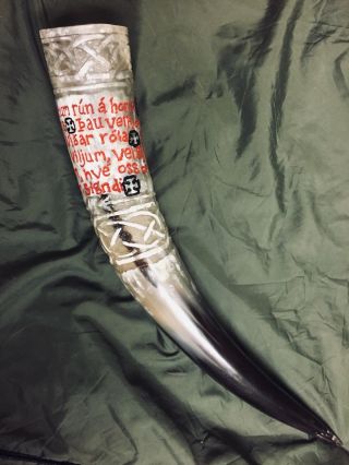 Carved Viking Horn