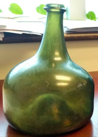 English Transitional Onion Bottle 1720s