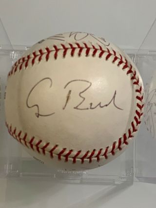 President George H.  W.  Bush Auto/autographed 2005 World Series Mlb Baseball Jsa