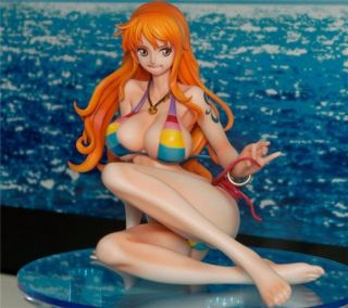 13cm One Piece Nami Anime Action Figures Sexy Swimsuit Nami Toys No Box